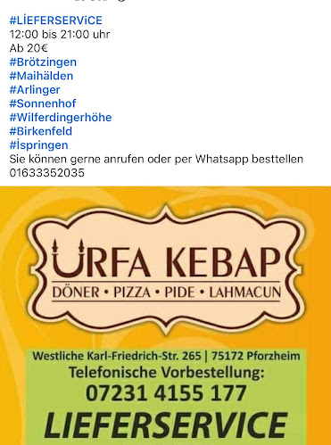 Urfa Kebap Döner Pizzaa - Gastronomie und Hotellerie