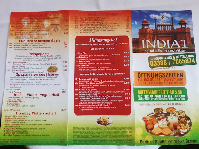 India1 Restaurant - Bernau bei Berlin