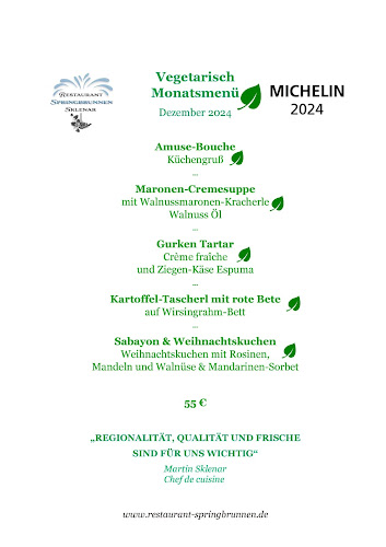 Opinii despre Gourmet-Restaurant & Weinberggarten SPRINGBRUNNEN Sklenar în Oberkirch - Gastronomie und Hotellerie