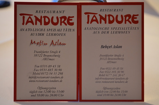 Opinii despre Tandure în Braunschweig - Gastronomie und Hotellerie