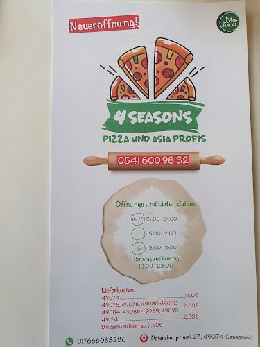 4 Seasons Pizza und Asia Profis Osnabrück