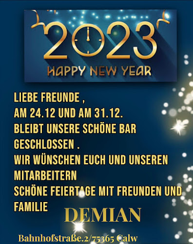 Club Demian Musik drinks and more