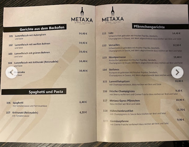 Metaxa greek cuisine - Gastronomie und Hotellerie