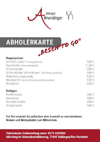 Besenwirtschaft Allmendinger