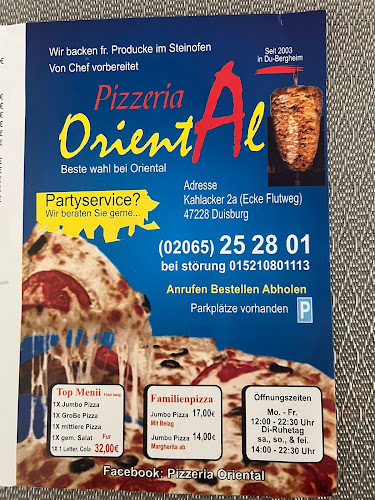 Pizzeria Oriental - Gastronomie und Hotellerie