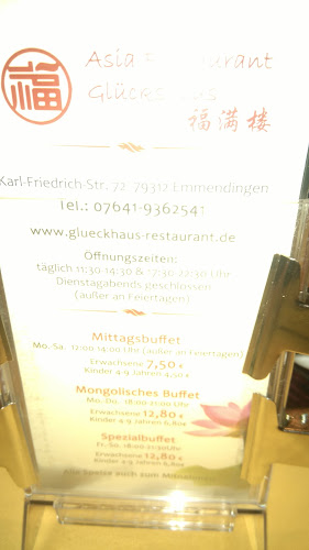 Asia-Restaurant Glückshaus Inh. Na Li - Emmendingen