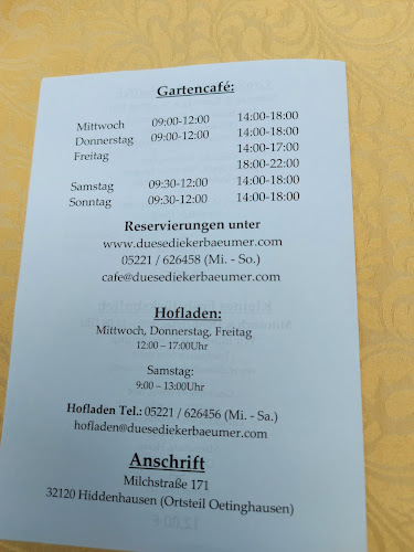 Gartencafé Düsediekerbäumer