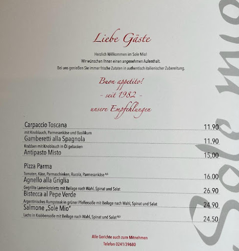 Pizzeria Sole mio - Aachen