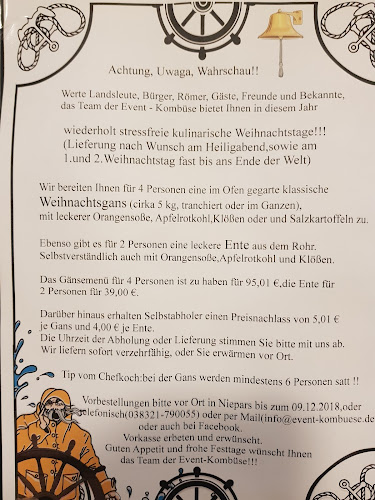 Opinii despre EVENT - Kombüse în Niepars - Gastronomie und Hotellerie