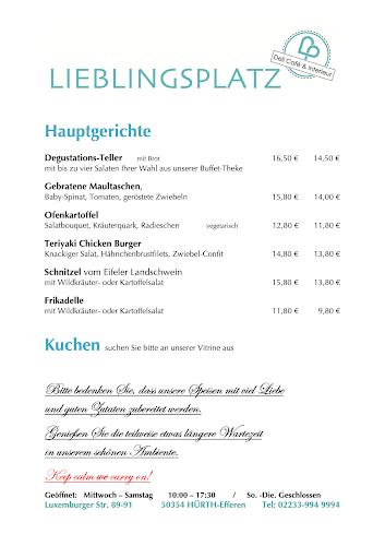 Lieblingsplatz-Hürth Deli Cafe & Interieur - Gastronomie und Hotellerie