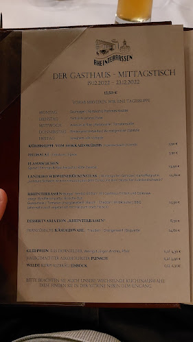 Opinii despre Rheinterrassen Gasthaus am Fluss în Mannheim - Gastronomie und Hotellerie