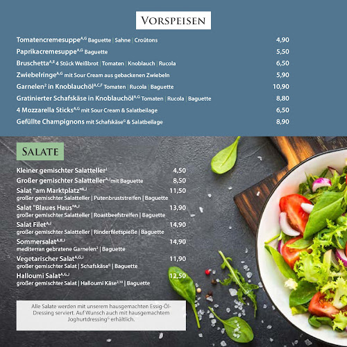 Blaues Haus am Marktplatz - Gastronomie und Hotellerie