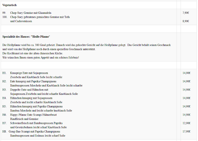 China-Restaurant Golden Wok - Passau