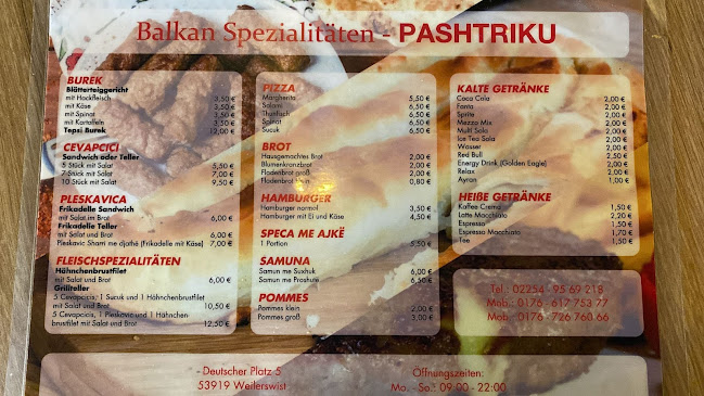 Opinii despre Balkan Spezialitäten - Pashtriku în Weilerswist - Gastronomie und Hotellerie