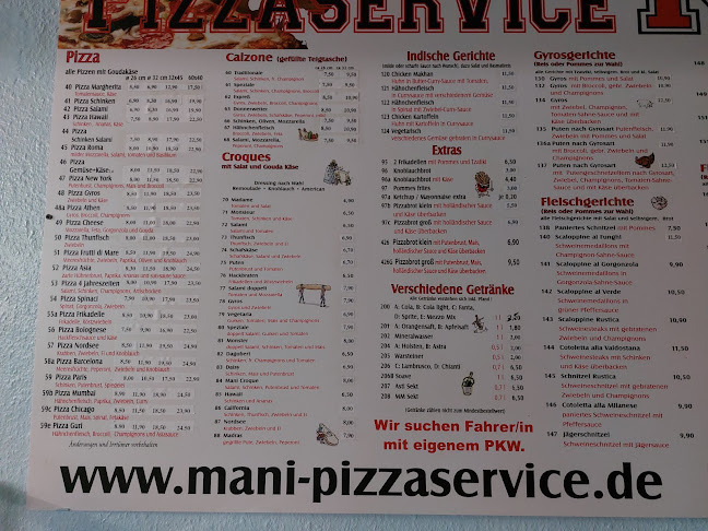 Opinii despre Mani-Pizzaservice în Seevetal - Gastronomie und Hotellerie