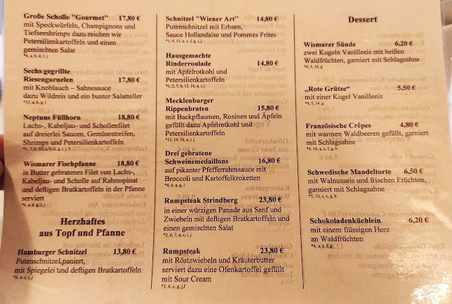 Opinii despre Restaurant An der Wasserkunst în Wismar - Gastronomie und Hotellerie