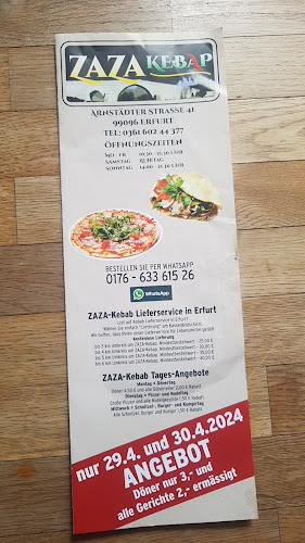 Opinii despre Zaza Kebap în Erfurt - Gastronomie und Hotellerie