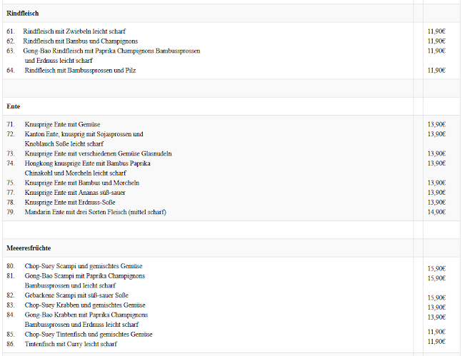 China-Restaurant Golden Wok - Gastronomie und Hotellerie