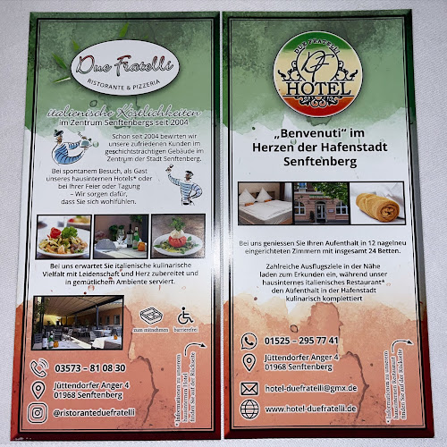 Opinii despre Ristaurante & Pizzeria Due Fratelli în Senftenberg - Gastronomie und Hotellerie