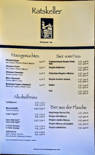 Opinii despre Ratskeller Augsburg în Augsburg - Gastronomie und Hotellerie