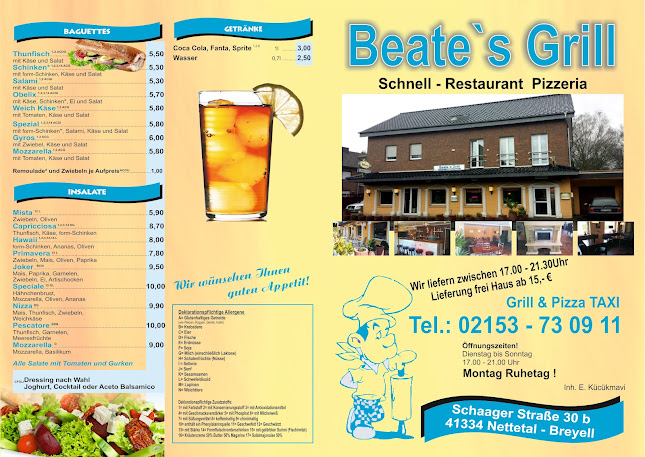 Opinii despre Beate's Grill în Nettetal - Gastronomie und Hotellerie