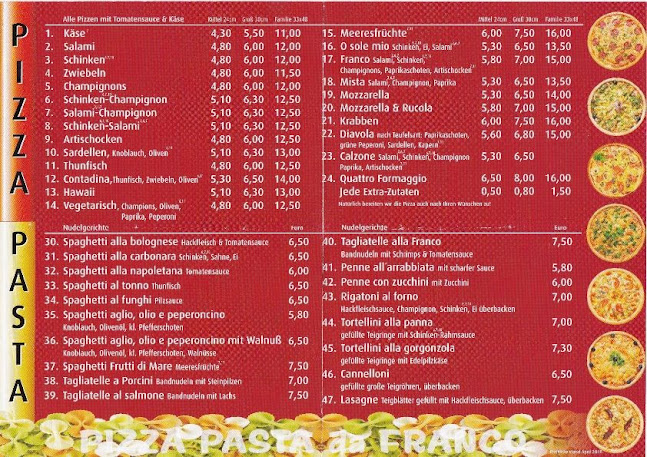 Pizza Pasta da Franco