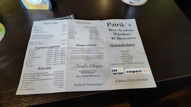 Patrik's Beer-Academy - Gastronomie und Hotellerie