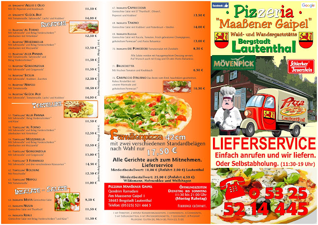 Opinii despre Pizzeria Maaßener Gaipel Bergstadt Lautenthal în Langelsheim - Gastronomie und Hotellerie