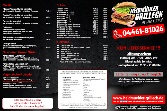 Heidmühler Grilleck - Gastronomie und Hotellerie