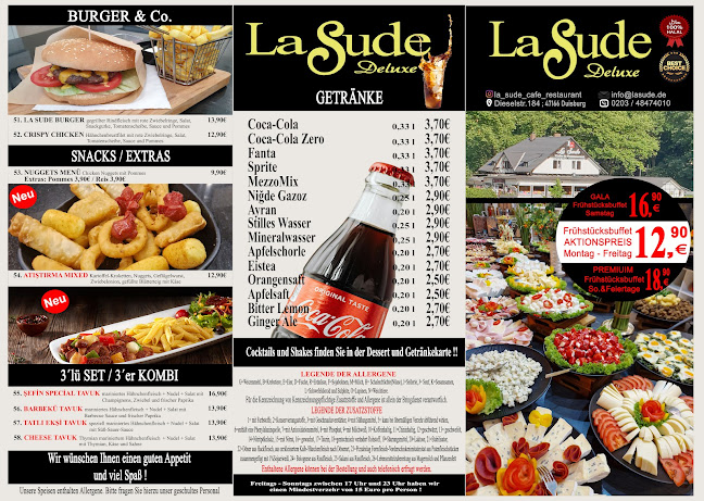 Opinii despre La Sude Cafe & Restaurant în Duisburg - Gastronomie und Hotellerie