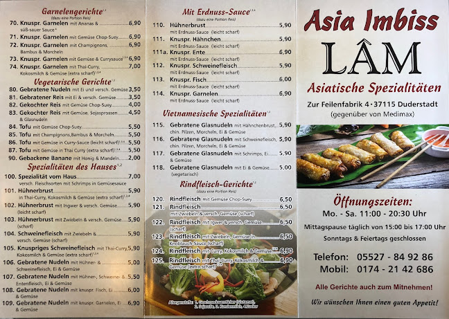 Comentarii opinii despre LAM Asia Imbiss