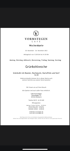 Opinii despre Café Vormstegen în Elmshorn - Gastronomie und Hotellerie