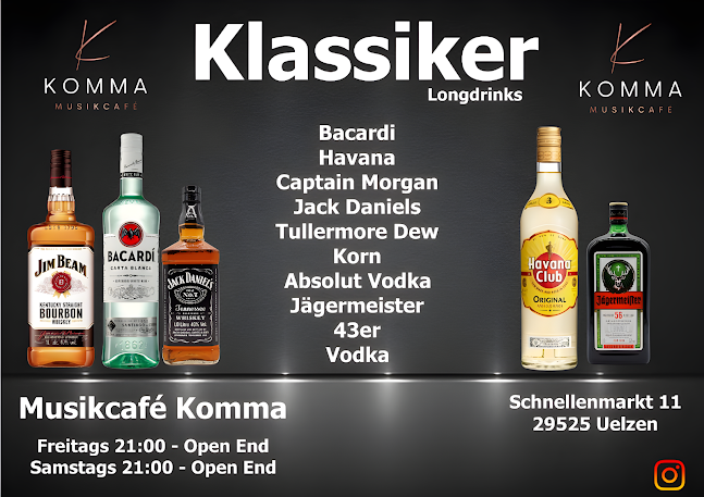 Musikcafé Komma - Gastronomie und Hotellerie