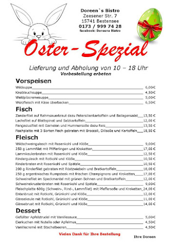 Doreen's Bistro - Bestensee