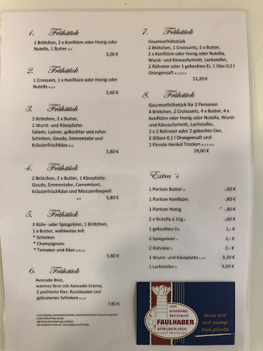 Opinii despre Café Faulhaber în Königsbach-Stein - Gastronomie und Hotellerie