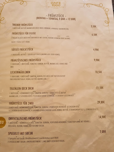 Cafe 1900 - Gastronomie und Hotellerie