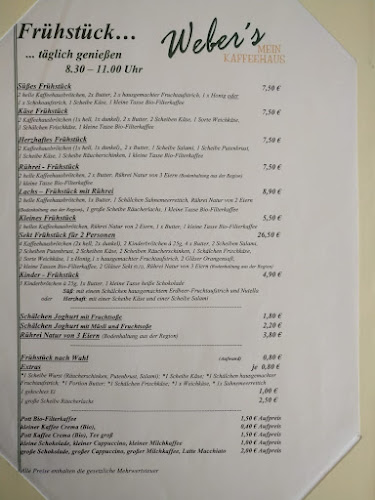 Opinii despre Weber’s Mein Kaffeehaus în Rostock - Gastronomie und Hotellerie