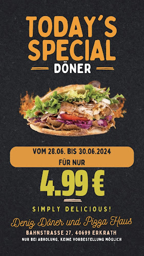 Opinii despre Deniz Döner Pizza Haus în Erkrath - Gastronomie und Hotellerie