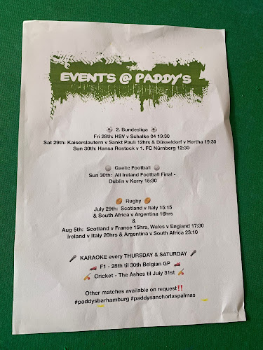 Opinii despre Paddy's Bar în Hamburg - Gastronomie und Hotellerie