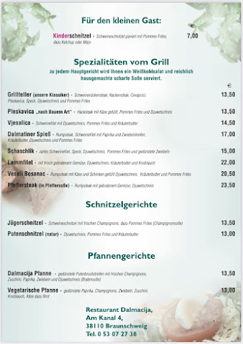 Opinii despre Restaurant Dalmacija în Braunschweig - Gastronomie und Hotellerie