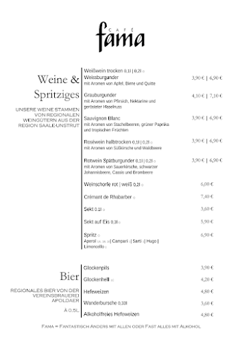 Opinii despre Café Fama în Weimar - Gastronomie und Hotellerie