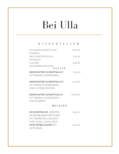 Opinii despre Bei Ulla în Lübeck - Gastronomie und Hotellerie