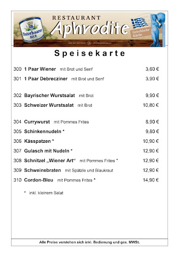 Comentarii opinii despre Restaurant Aphrodite | Wirtshaus am Hochberg Bachern