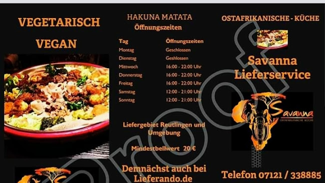 Restaurant Savanna Reutlingen