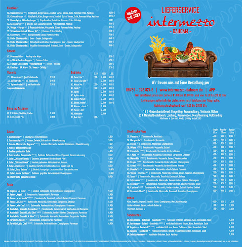 Lieferservice Intermezzo Dahoam