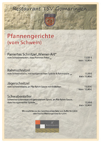 Opinii despre Restaurant Sportpark Gomaringen în Gomaringen - Gastronomie und Hotellerie