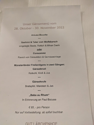 Restaurant Gut Lärchenhof Köln-Pulheim