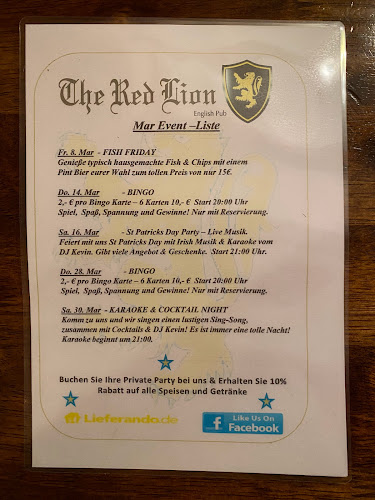 Comentarii opinii despre English Pub The Red Lion