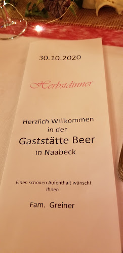 Gaststätte Beer - Gastronomie und Hotellerie