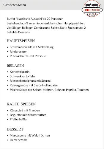 Fleischerei Brüning - Landfleischerei, Partyservice, Saalvermietung